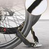 Diebstahlsicheres Mountainbike-Schloss Tragbares Fahrrad-Kettenschloss Sicherheits-Kettenschloss für Rennrad Mit 2 Schlüsseln Fahrradzubehör