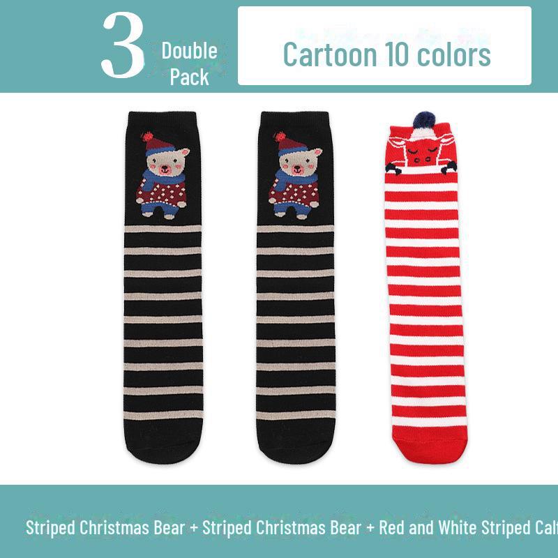 Kinder Cartoon Mittelrohrsocken: Leichte Frühling/Herbst Kniestrümpfe für Mädchen