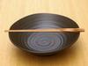 Tableware East (Black Matte) Pasta PlateCurry Plate Set of 3 Large Plate Japanese Tableware Black Tableware Black