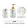 OIMG Terrazzo Badezimmer-Accessoire-Set