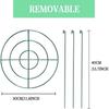 Plant Support Stakes Peony Cages Rings 4pcs Metal Frame Flower Rings Upright Flower Protection Gardening Supplies for indoor