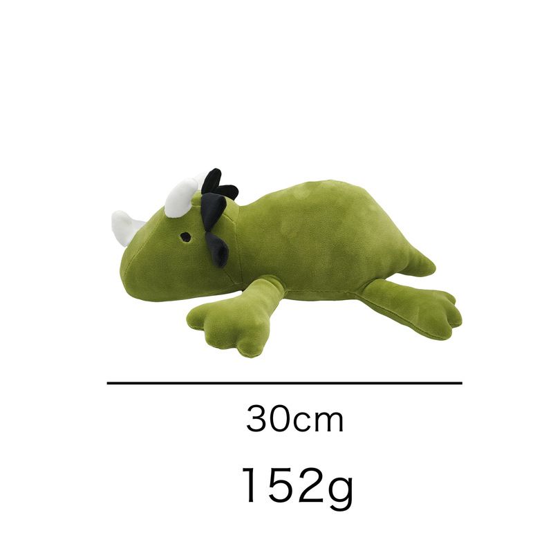 

Plush Dinosaur Weighted Toy Doll Anak Patung Cute Pillow Plushie Doll Soft Green Dinosaur