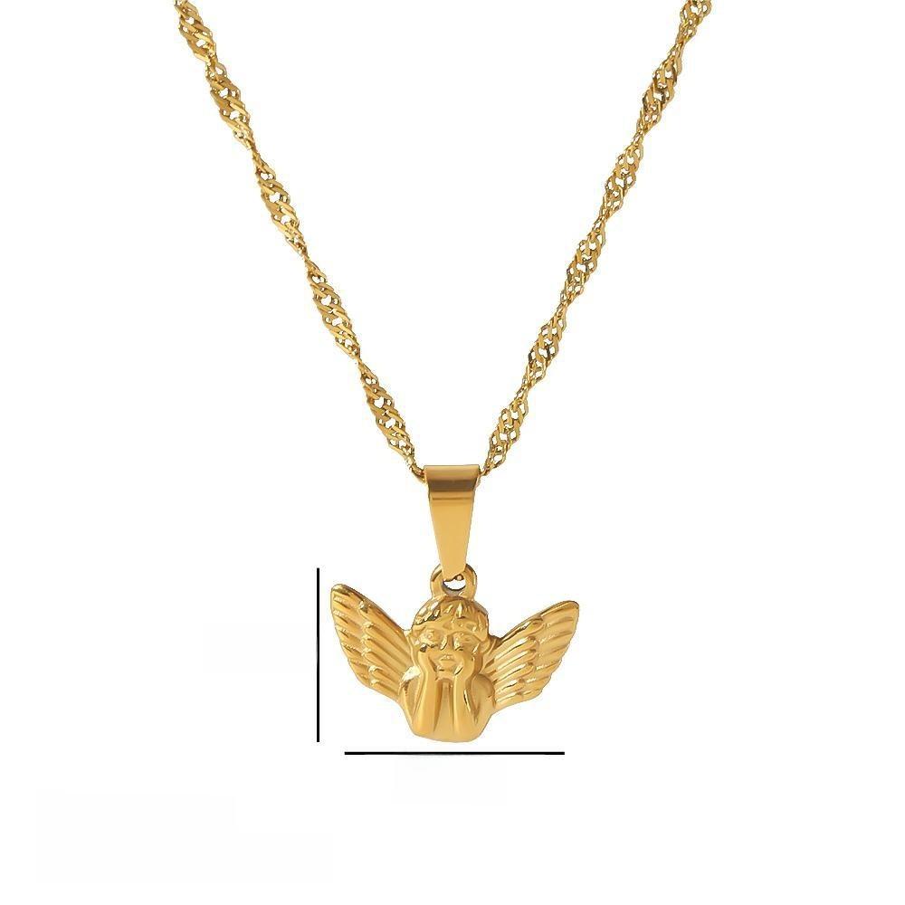 Style Star Shape Titanium Steel Pendant Necklace For Men And Women