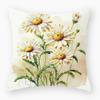 Pillowcase Classic Retro Green Plant Sofa Decoration Pillowcase Nordic Home Waist Cushion Pillowcase