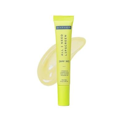 Hyphen All I Need Lipscreen mit LSF 30 & 2% Kojisäure - Feuchtigkeitsspendend, Sonnenschutz|Glatte Lippen, Bräunungsentfernung für Frauen und Männer|Lippenbalsam LSF -10 g