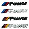 Emblema Traseiro BMW Adesivo de Metal para X1, X5, X6, Série 3, Série 5, Modificação M-Power