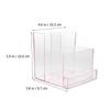 1Pcs Nail Drill Bits Holder Stand Organizer 13 Holes Manicure Polisher Rack Clear Nail Art Tool Organizer Grinding Storage Shelf