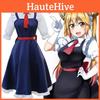 Stylish Miss Kobayashi's Dragon Maid Tohru Maid Dress Cosplay Costume With Comfortable Fit And Unique Design