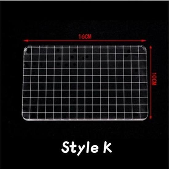 

Высокое качество прозрачный акриловый блок штампов с ручкой для DIY блок штампов DIY Скрапбукинг прозрачное украшение для фотоальбома