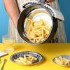 Air Fryer Sheets Liners 50 Pieces Aluminum Foil Inserts Round Oil-proof Air Fryer Basket Liner for Bakeware Microwave Toaster