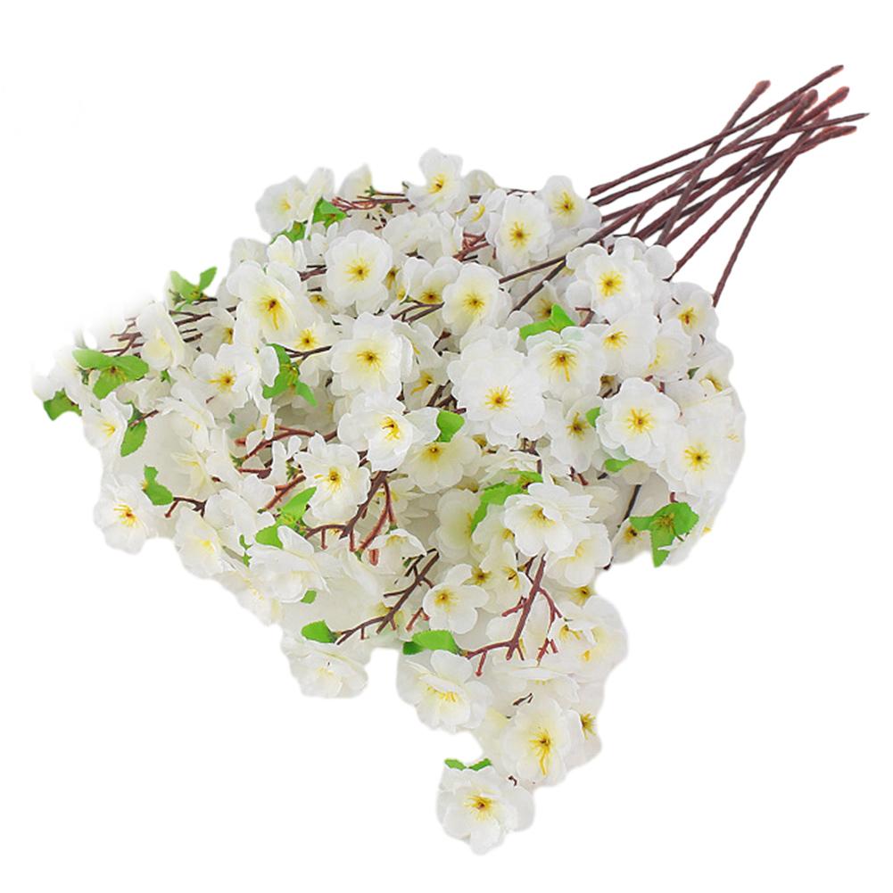 Peach Artificial Flowers Bouquet For Garden Party Wedding Marriage Decoration Home Room Decor Fake Flowers Table Vase Ornament