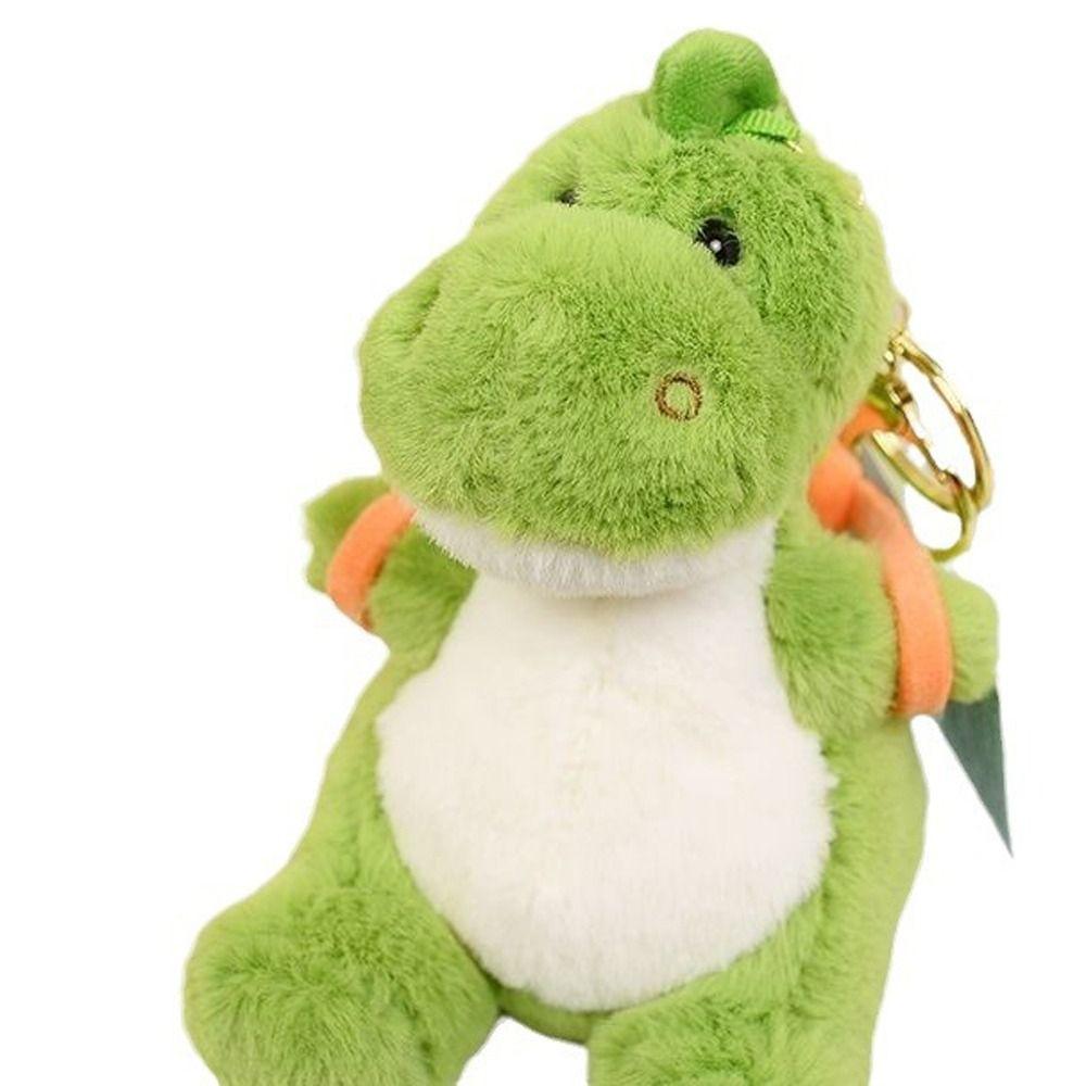 Avocado Backpack Plush Dinosaur Keychain Strawberry Stuffed Dinosaur Plush Doll Keyring Carrot Soft Dinosaur Plush Pendant