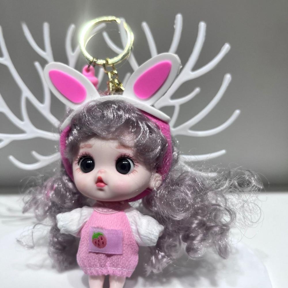 Desen Animat Articulații Mobile Ochi Stea Păpușă Barbie Prințesă Breloc Exquis Jucărie Fată Pandantiv pentru Geantă