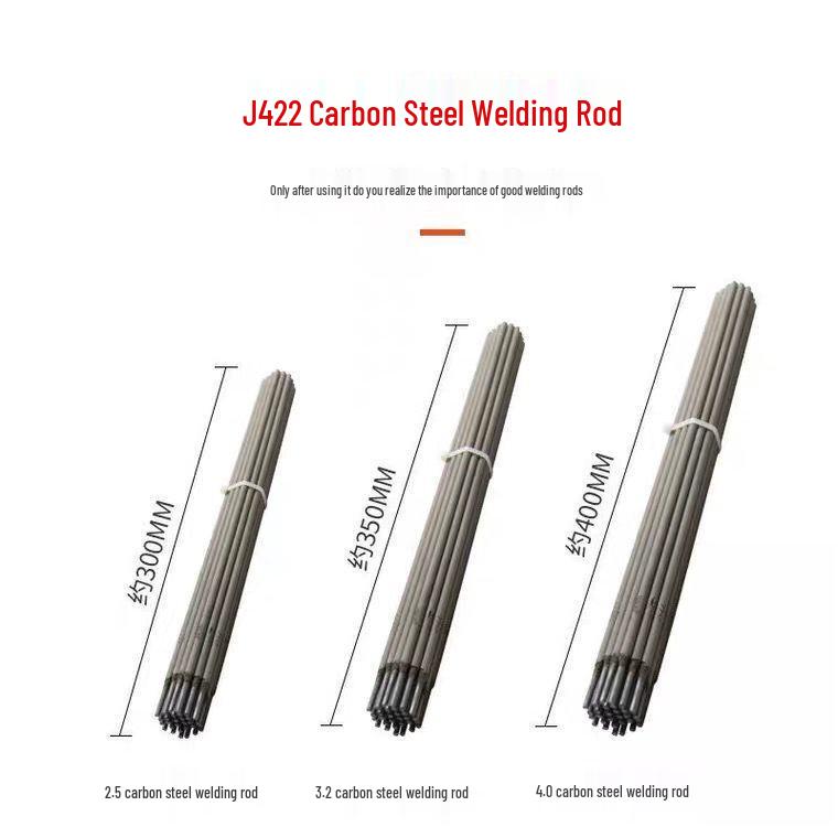 J422 Anti-Stick Carbon Steel Welding Electrodes: Wear-Resistant, Sizes 2.0-5.0