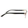 Semi Rimless Rectangle Gold Smartbuy Collection Tim 982e Fashion Unisex Eyeglasses