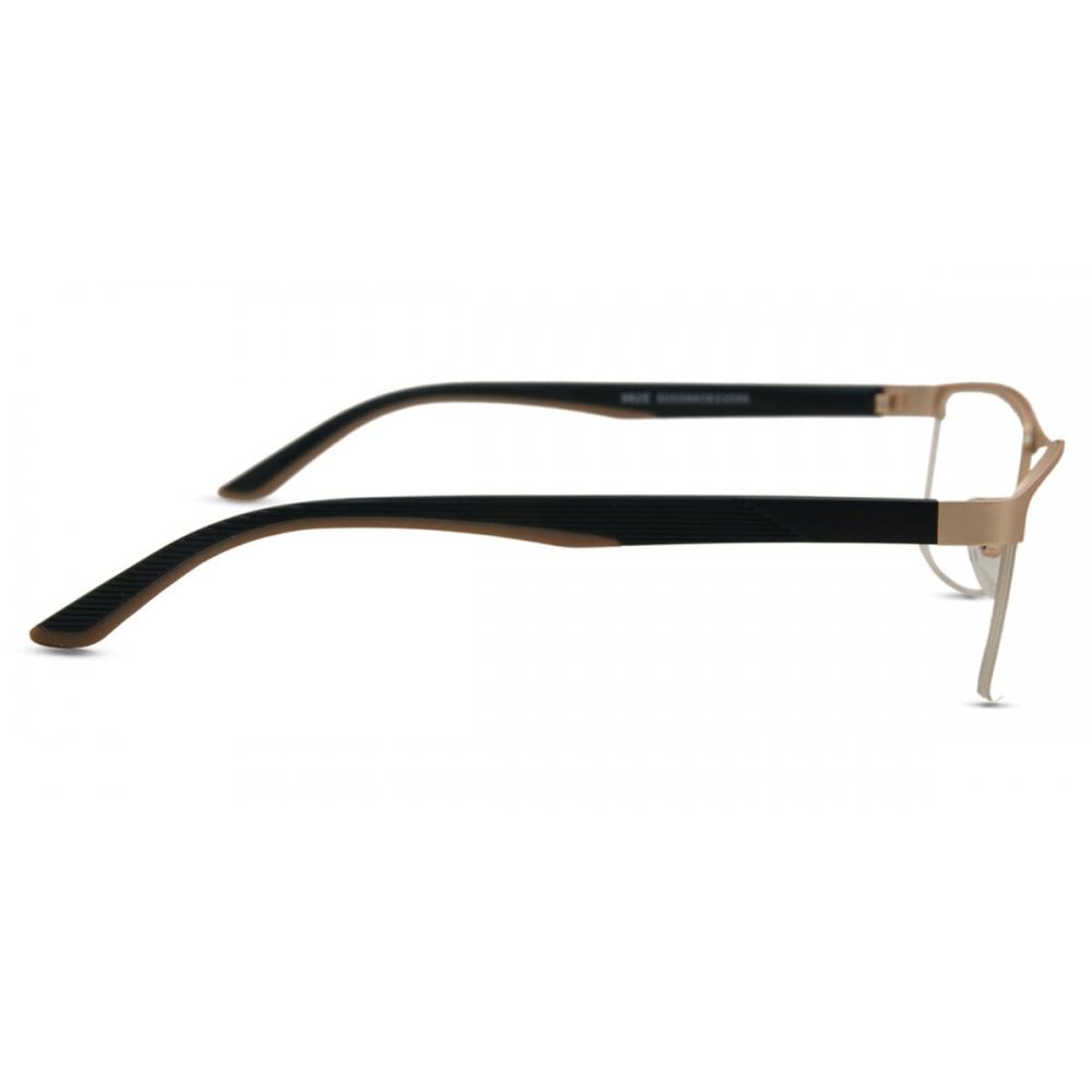 Semi Rimless Rectangle Gold Smartbuy Collection Tim 982e Fashion Unisex Eyeglasses