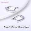 18K Gold Plated Brass Earring Hook Clasp,High Quality Ear Wire For Earring Making Findings,Accessories For Earrings