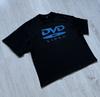 Camiseta Estampada Retrô Y2k Boxy com Logo de Vídeo DVD Oversized Masculina Feminina Casual Algodão Solta Streetwear Harajuku Feminino Masculino