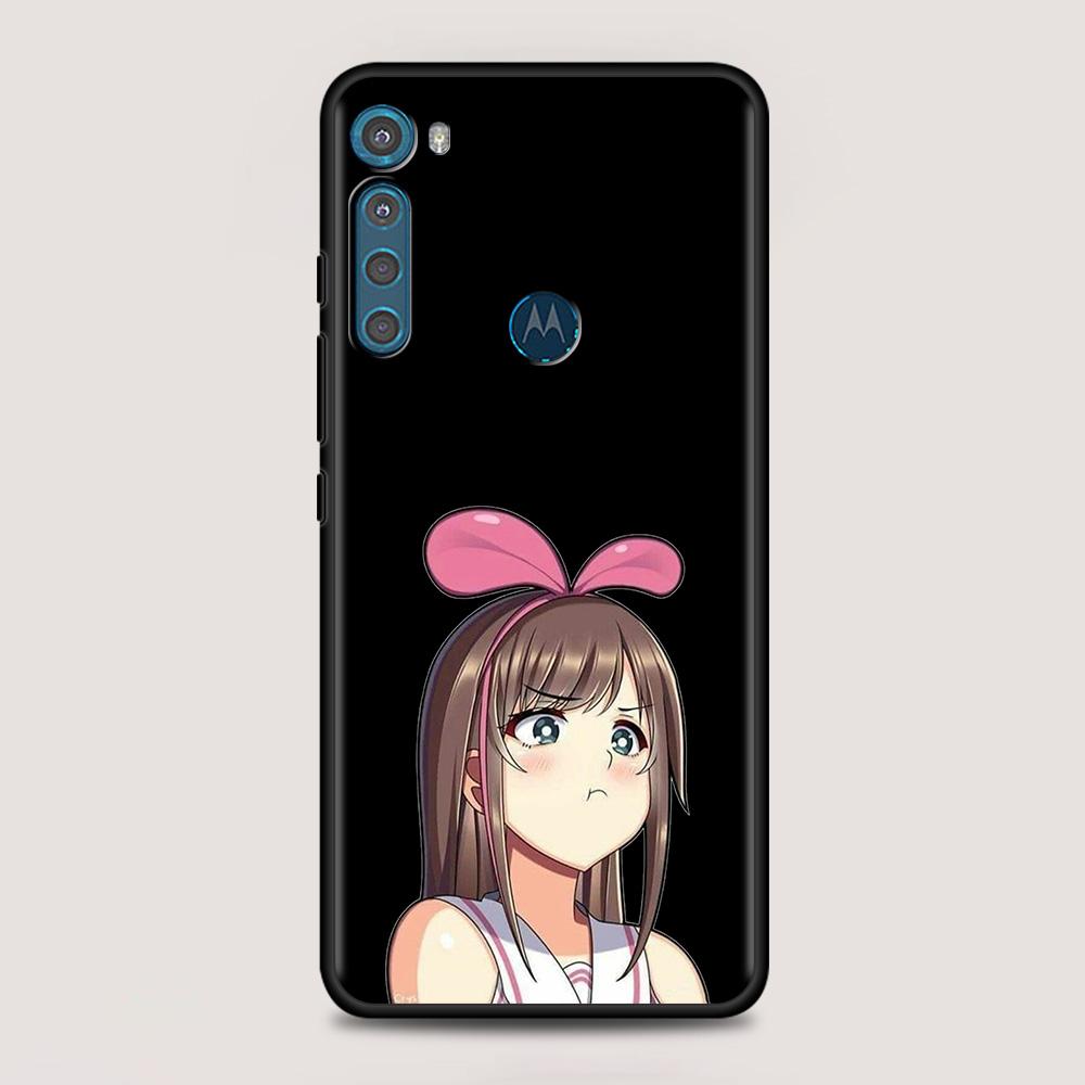 Cartoon Cute Anime Girl Case For MOTO One Fusion Plus G60 G50 G40 G30 G20 G10 G9 G8 Power Lite E6s Edge 20 Pro G Stylus