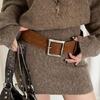 Temperament Waistband for Women Fashion Waist Band PU Leather Waist Belt Female Pants Dress Shirt Waist Decoration