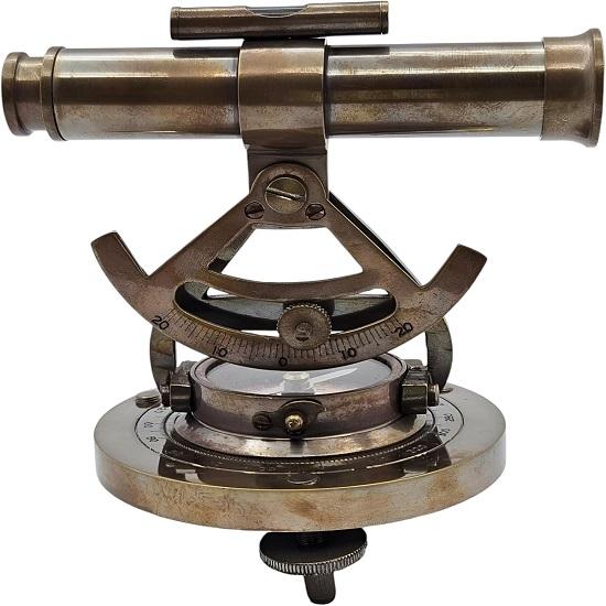 

Премиум латунный морской телескоп Алидада с компасом, транзитный телескоп для обследования