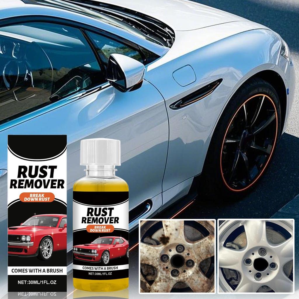 Car Rust Removal Spray 30ml Automotive Detailing Supplies Deep Penetrating Rust Remover For Grills For Automotive RV Truck Sedan