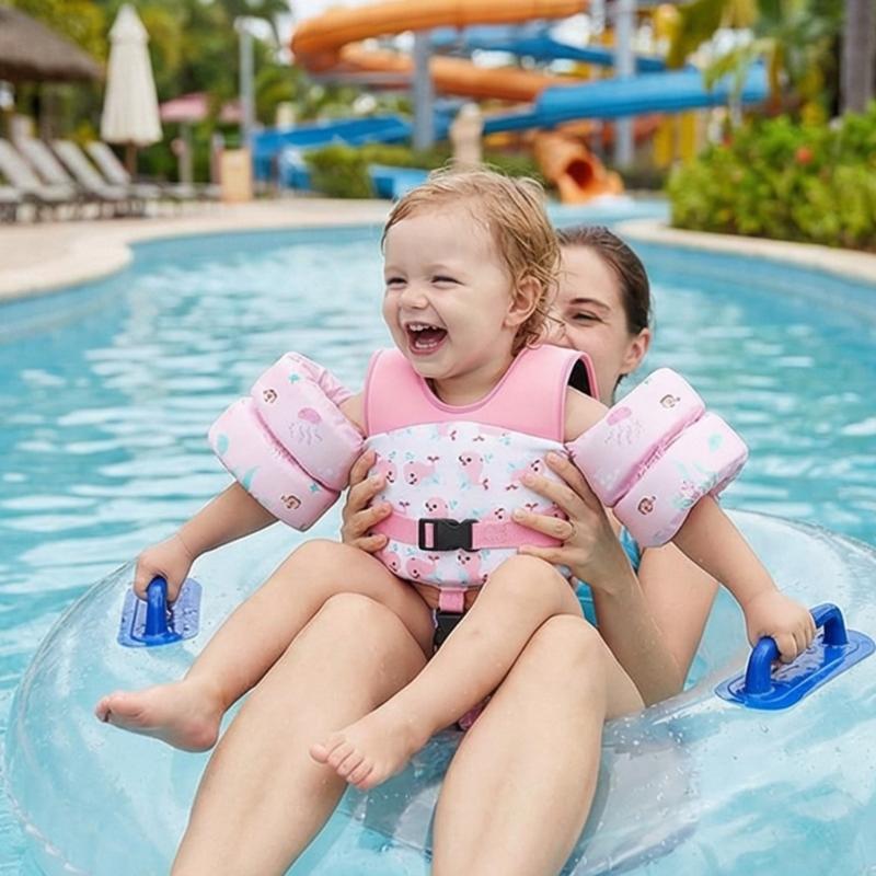 Toddlers Swimming Training Jackets Kids Swim Vest Float Jackets Toddlers Floatie Assist Swimwears Water Pool Accessory