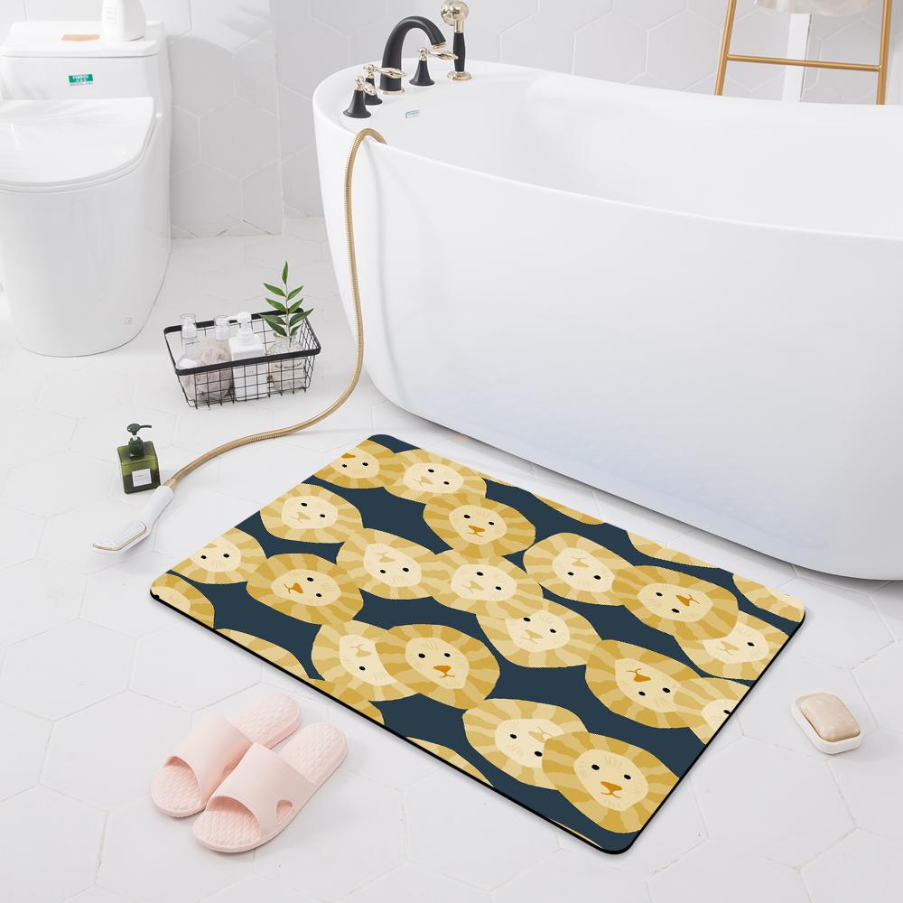 Bathroom Non-slip Absorbent Mat Toilet Shower Room Carpet Bedroom Corridor Door Mat Kitchen Floor Carpet
