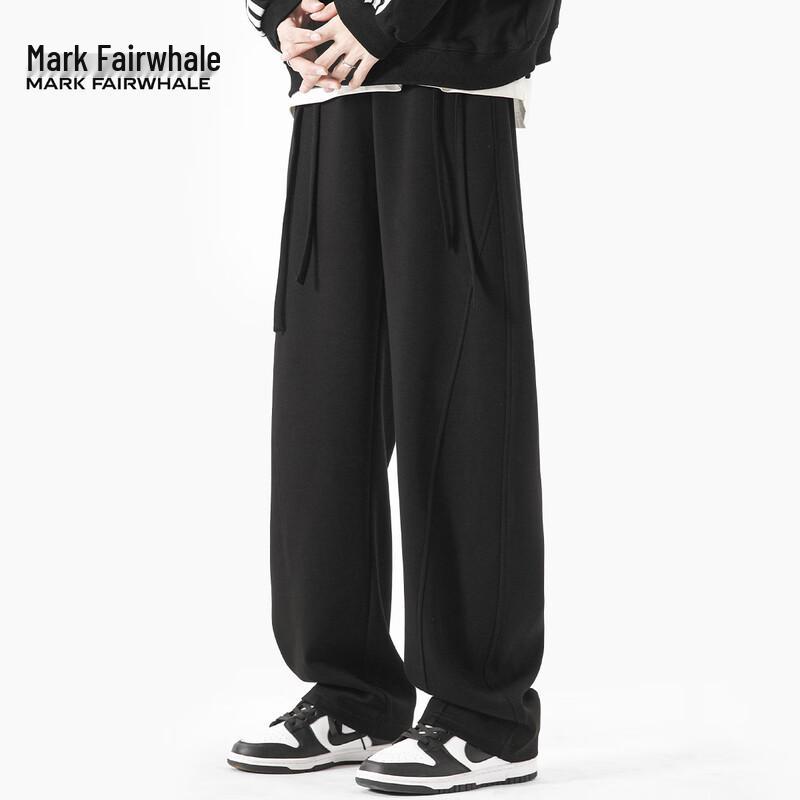 

Mark Fairwhale Men s Straight-Leg Casual Curved Sport Pants M