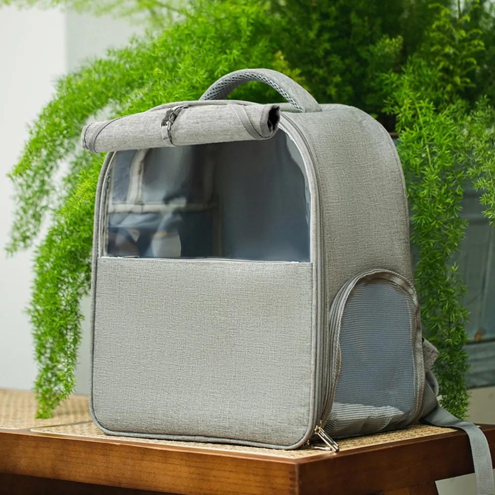 Katzentasche, Schulter zum Ausgehen, tragbarer Haustierrucksack, Schulter atmungsaktiv, seitlich zu öffnen, faltbare Haustiertasche mit großem Raum