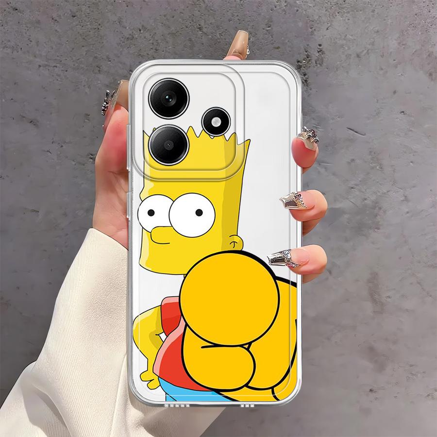 Cute The S-simpsons Case for Xiaomi Redmi Note 14 Pro Plus 10S Note 13 14C 12S 11 A4 9 10 13C 11S 12 Soft Phone Cover