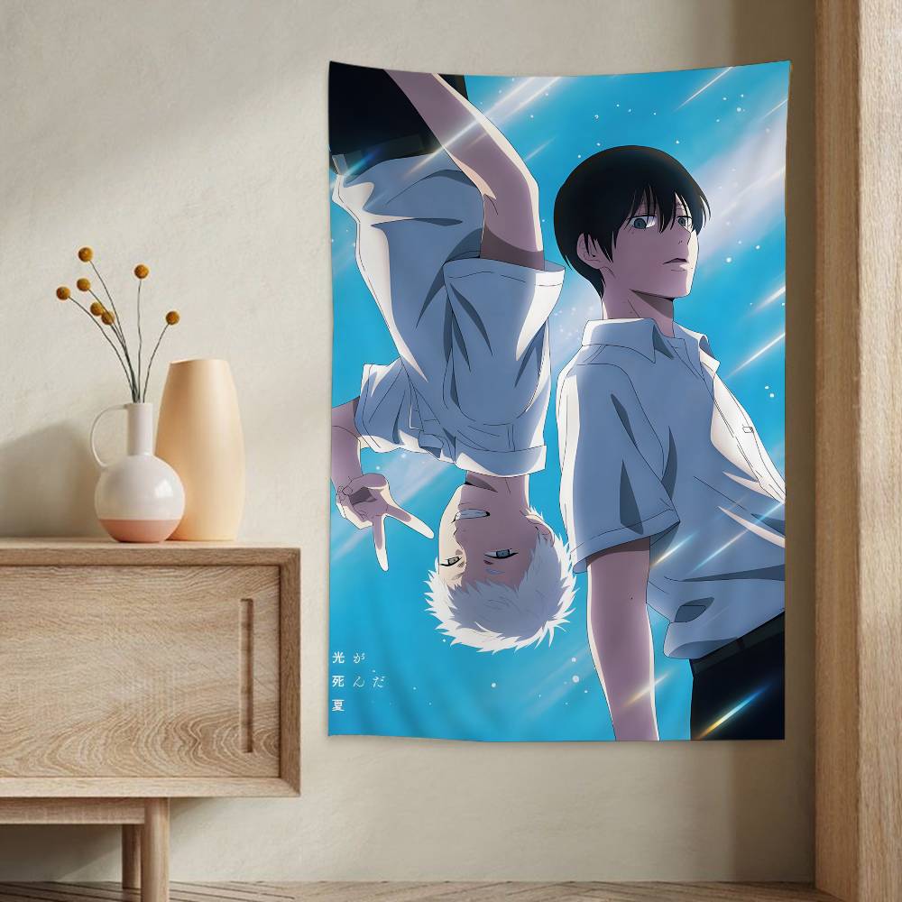 Letní Hikaru zemřel Anime Tištěná Velká Nástěnná Gobelínová Umění Sci-Fi Místnost Domácí Dekorace Dekor Deka