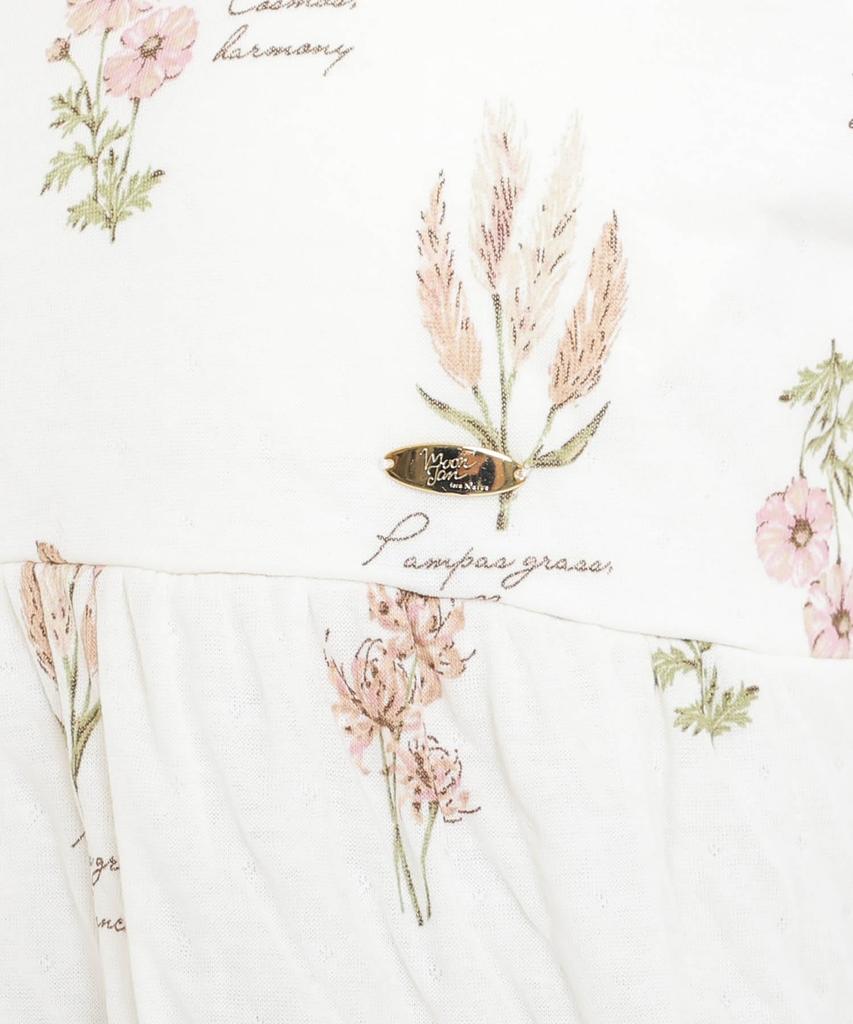 Narue Cotton Pajama Autumn Flower Design Women's Set,