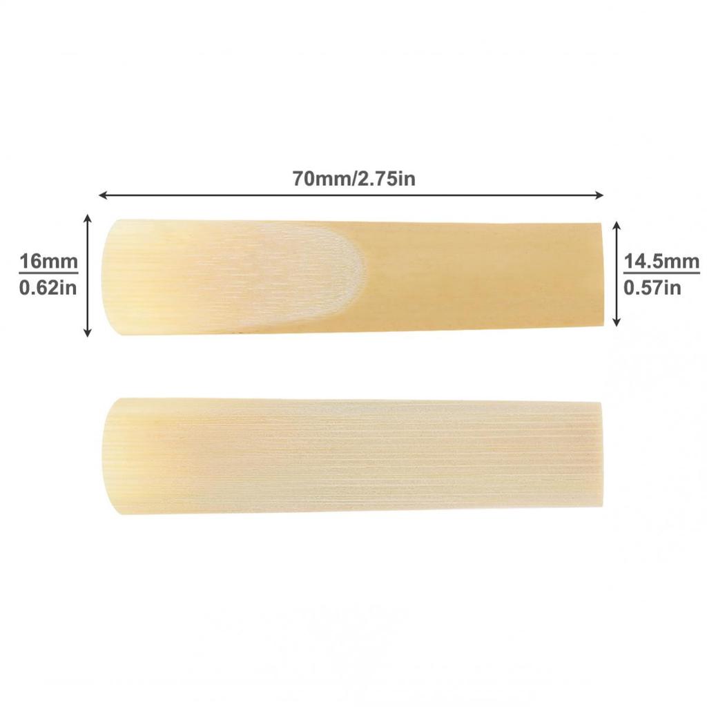 10 buc culoarea lemnului saxofon Alto bE stuf de bambus puterea 2,5 recoltate manual Tehnologia digitală de fabricare a stufului menține tonul bogat