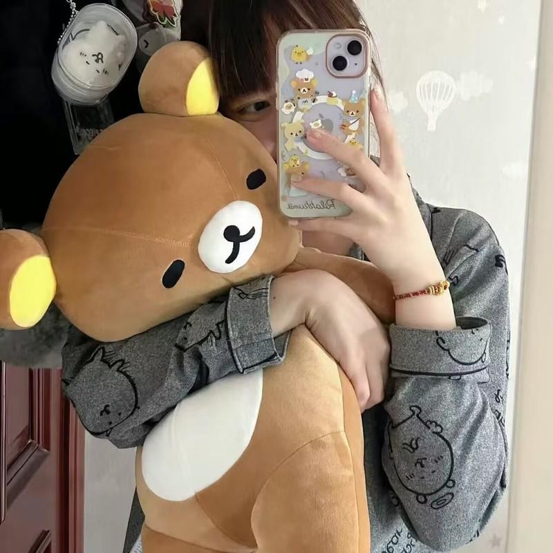 36/52/72 cm Tegneserie Fet Rilakkuma Plysjdukke Leker Sovende Kosepute Sofapute Romdekorasjon Leker Festival Overraskelsesgave