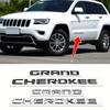 ABS 3D Letters Car Fender Side Emblem Badge Logo Stickers For Grand Cherokee WK2 WK WJ SRT 2013 2014 2015 2016 Accessories
