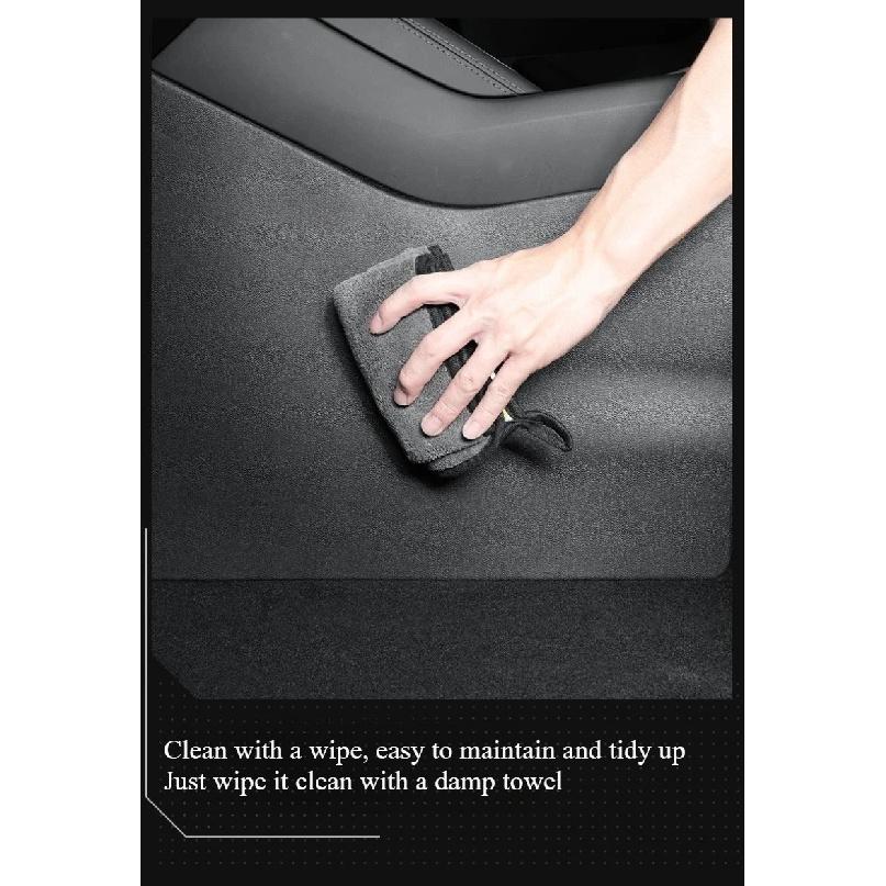 For Tesla Model Y Launch/Juniper 2025 Center Control Side Defense Kick Mat TPE Rear Air Outlet Protection Pad Car Accessories