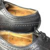 Vintage ALDEN Size 10.5A C 27.5 28.0cm Wingtip Dress Shoes Black(USED)