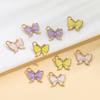 5Piece/Pack  13.5*14mm 304 Stainless Steel Butterfly Shape Charms Pendants for DIY Bracelet Necklace Jewelry Making Accessories