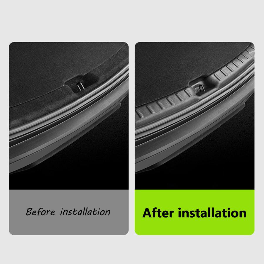TPE Trunk Threshold Strip For Tesla New Model YL Model Y Juniper 2025 2026 Wear Resistant Anti Scratch Protection Corner Lid