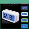 Led Alarm Lcd Clock Display Time Digital Talking Voice Prompt Thermometer Multi Function