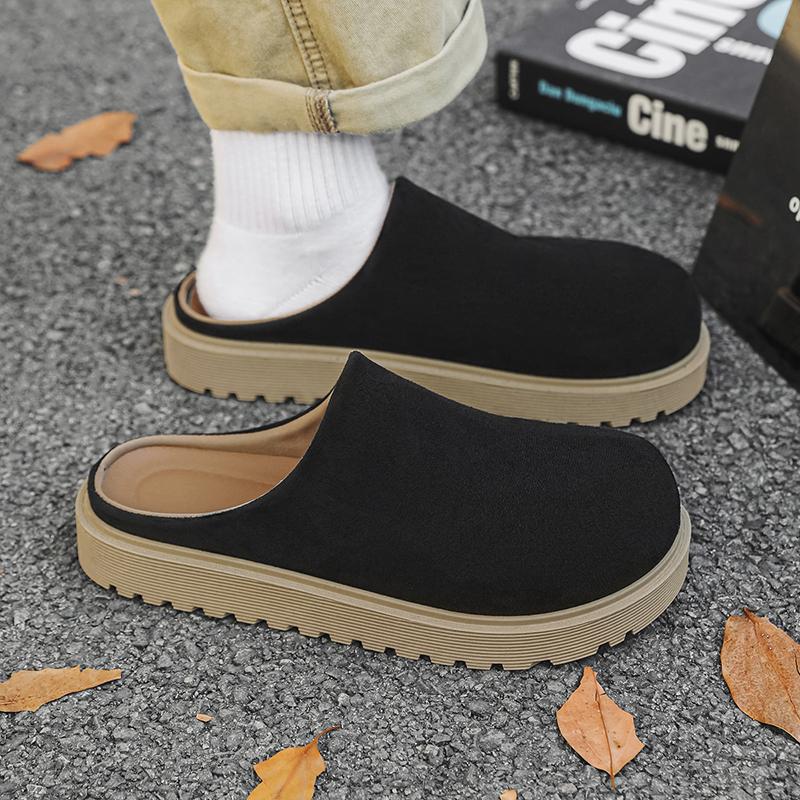 Men'S Casual Slip On Slippers Summer New Soft-Sole Anti-Slip Comfortable Outdoor Walking Shoes Fashion Youth Joker Tide Slippers