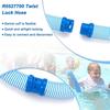 Pool Cleaner Hose Twist Lock Hose Replacement for  X7  T5 MX6 MX8 Swimming Pool Cleaner Easy Installation