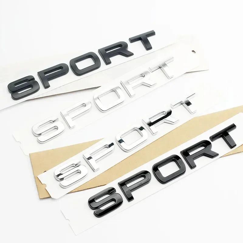 3D ABS SPORT Letter Sticker Rear Trunk Badge for Land Range Rover Discovery Evoque L494 L320 styling accessories