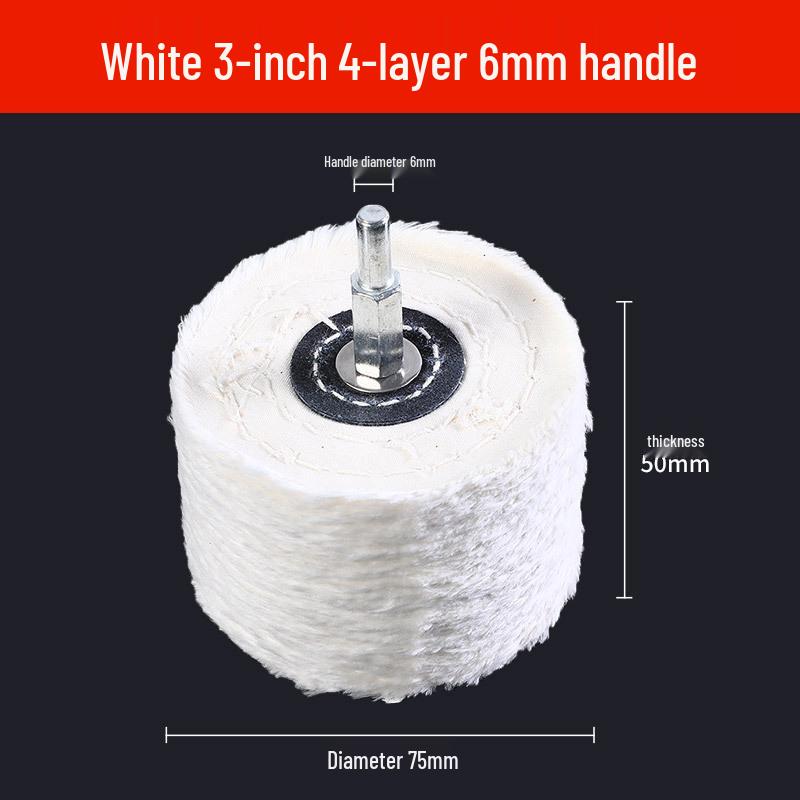 Thickened Polished Cloth Polishing Head for Metal and Acrylic, Tool Artifact