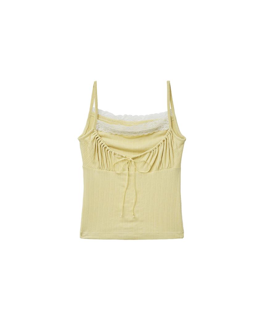 Yuupeu Daisy Sleeveless Top - Yellow