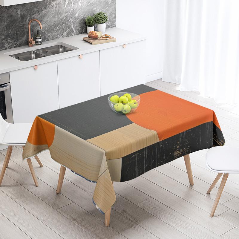 Nordische Minimalistische Geometrische Tischdecke 140X200Cm Maschinenwaschbar Ins Style Esstischdecke Haushalt Wohnzimmer Dekorativ