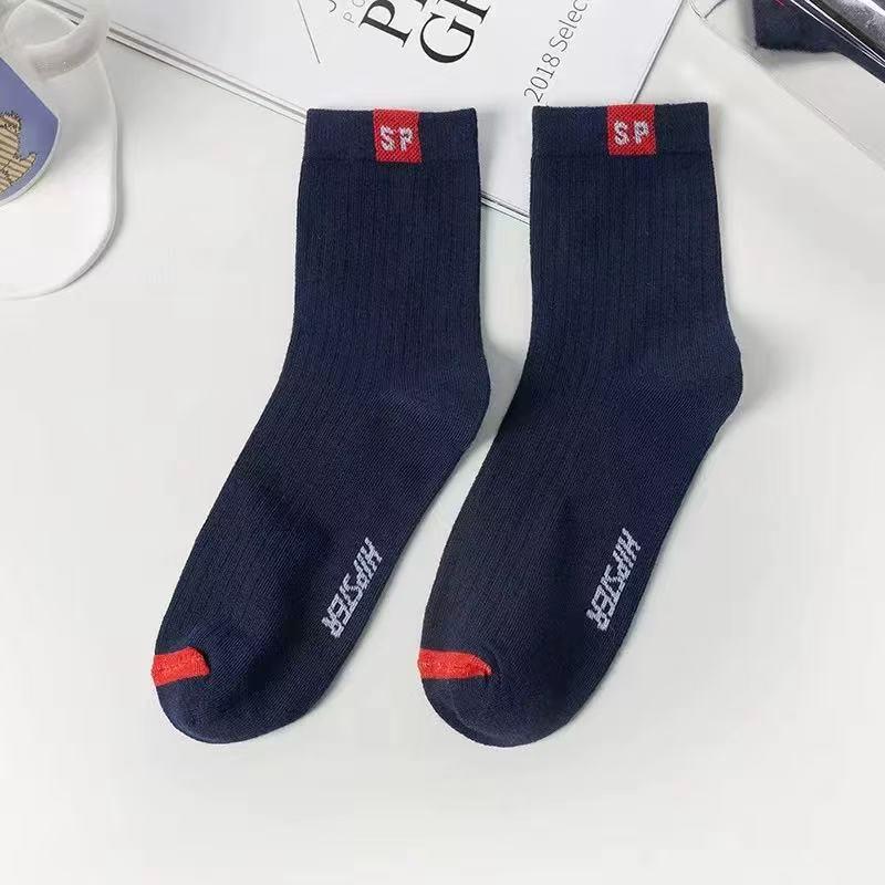 Zhuji Men's Breathable Odor-Resistant High Tube Sports Socks for Autumn and Winter