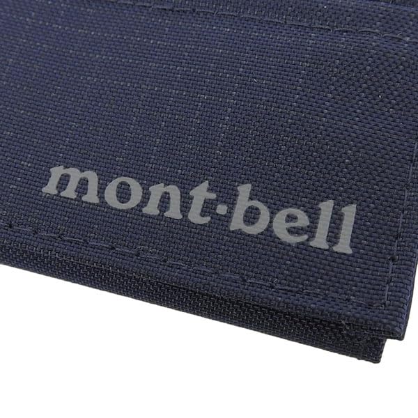 Montbell and Mini Compact Nylon Trail Wallet 1133248 Men's Women's Tri-fold Wallet, (Navy (DKNV)/Navy)
