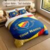 Bedding Set 1 Duvet Cover 2 Pillowcases Djurgårdens IF Print Soft Bed Linen Bedroom Decor